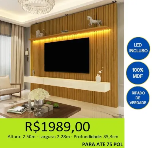 Painel ripado