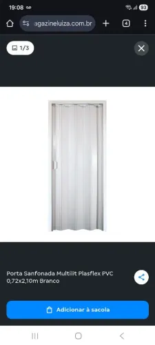 Vendo Porta de correr de PVC