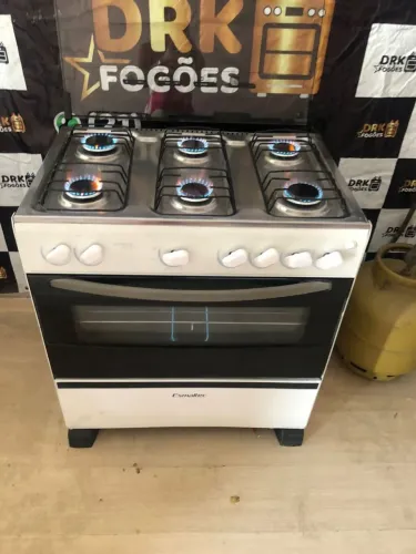 Fogão 6 bocas Esmaltec
