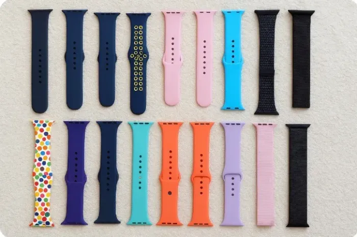 Conjunto de variadas pulseiras para Apple Watch SE tamanho 44