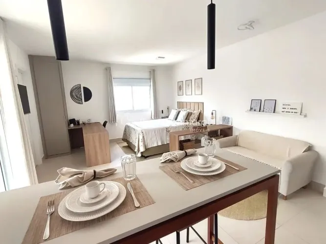 Apartamento Studio à venda Mobiliado Mandarim Patriani no bairro Guanabara, Campinas SP