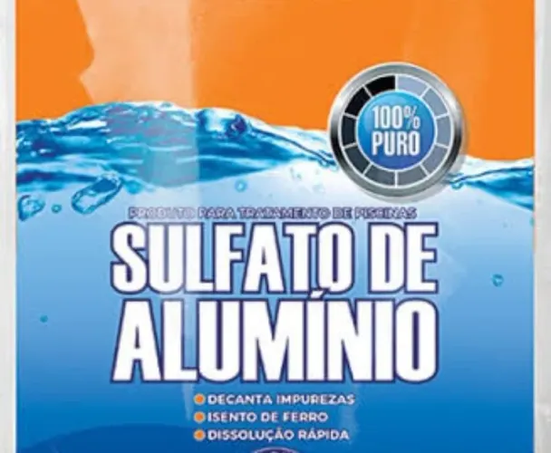 Sulfato de Alumínio ( Decantador ) 100% Puro para Tratamento de Piscinas