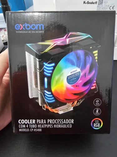 Air Cooler 120mm EXBOM CP-H5400 RGB (AMD & Intel)