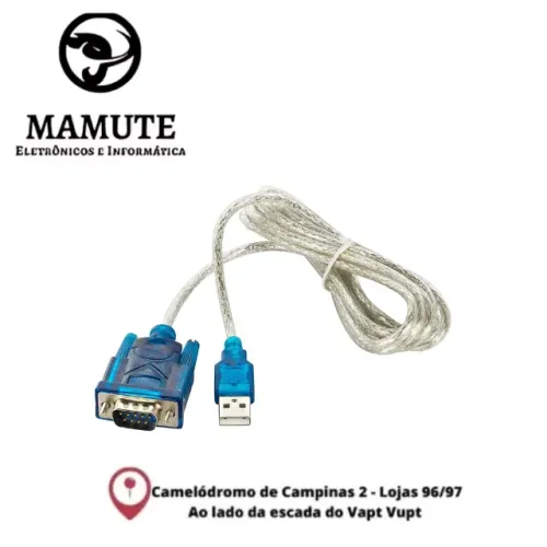 Cabo Adaptador Conversor USB Serial 