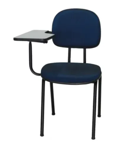 Cadeira universitária secretaria estofada