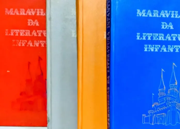 Livros Infantis Coleção Maravilhas da Literatura Infantil 4 Vol Antiga