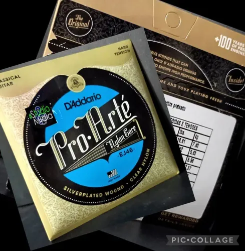 Cordas D'Addario Pro-Artê Nylon EJ46 - Novo