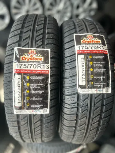 02 Pneus CRYSTONE 175/70R13 Remold Vipal