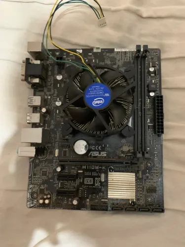 kit i5 7400 placa mãe h110m-k