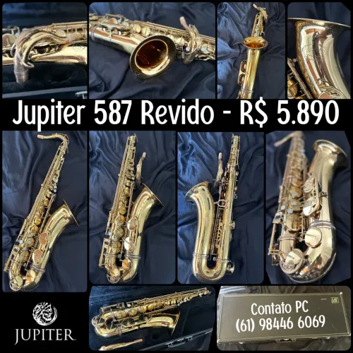 Sax Tenor Jupiter 587 - Revisado e com Garantia