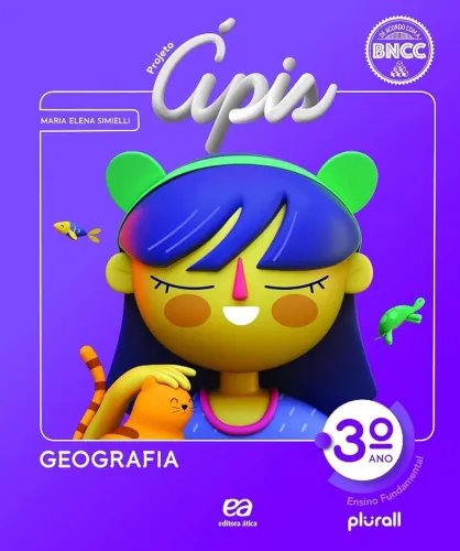 Livros Projeto Ápis Geografia 3º ano Maria Elena Ramos Simielli