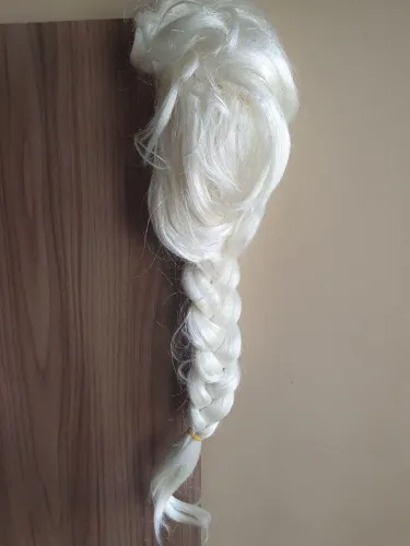 Peruca Elsa Frozen - infantil 