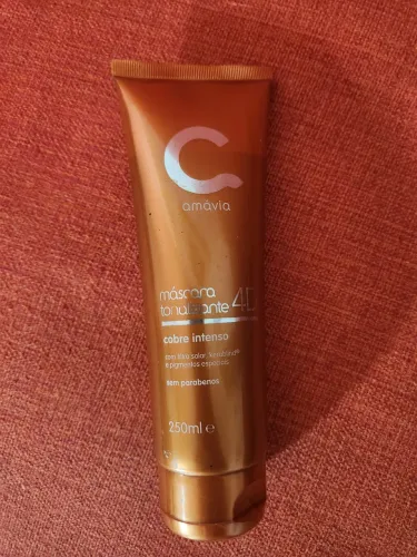 Máscara Tonalizante Cobre Intenso Amávia 250ml