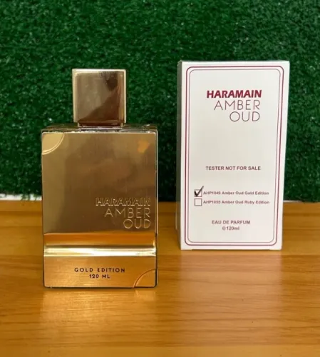 Tester Amber Oud Gold Edition Al Haramain Perfume Importado Unissex 120ml