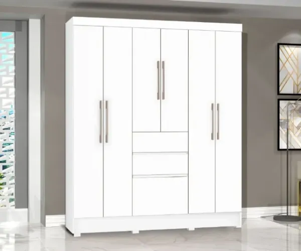 Guarda Roupa 7 Portas 2 Gavetas