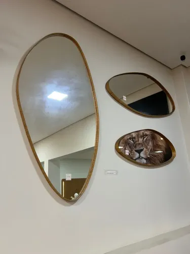 Conjunto Espelho Orgânico Dubai ULTIMA PEÇA