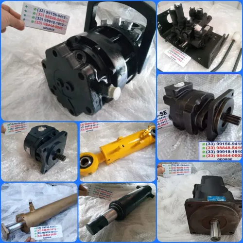 PERFURATRIZ ROTATOR REDUTOR CILINDRO HIDRÁULICO COMANDO HIDRÁULICO BOMBA HIDRÁULICA