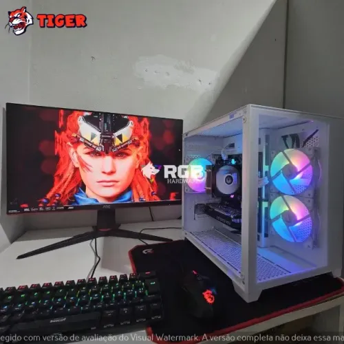 Pc Gamer Novo Completo - Ryzen 5 4500 + RTX 3050 6GB + RAM 16GB + SSD M.2 NVMe 512GB