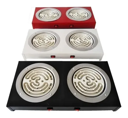 Fogão elétrico 2 Boca Espiral Mola 220v 1000w