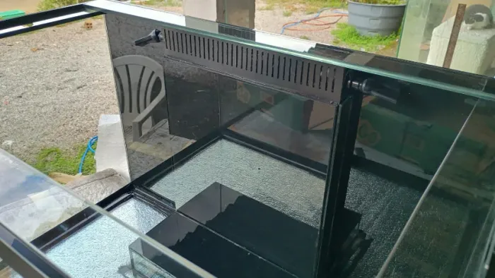 Aquário 120 Litros 80x40x40cm Vidro 8mm temperado + Sistema de Bota para Uso de Sump