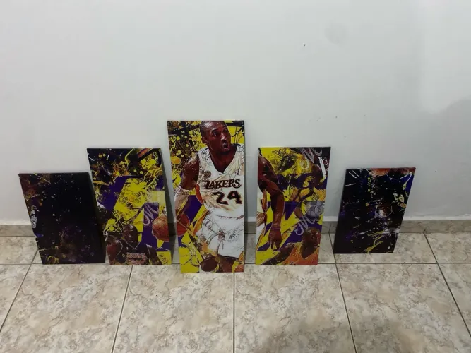 Quadro Decorativo Kobe Bryant Lakers