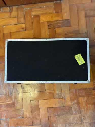 Case pedalboard - 64x34cm - para pedais e pedaleira 