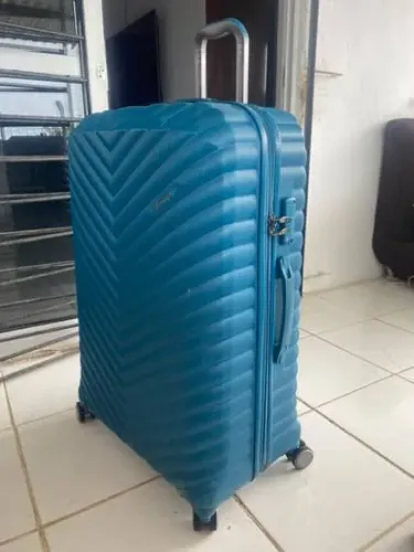 Mala azul grande ou média MN 