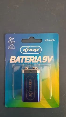 BATERIA 9V KNUP NOVO LACRADO FRETE GRÁTIS PARA MACEIÓ
