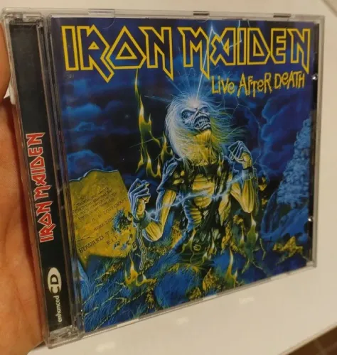 CD Iron Maiden Live After Death Importado Reino Unido UK Novo