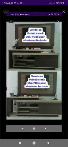 Painel e Rack para TV