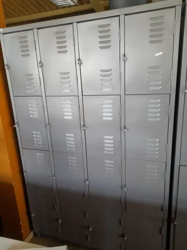 Armários de aço para funcionários 16 portas