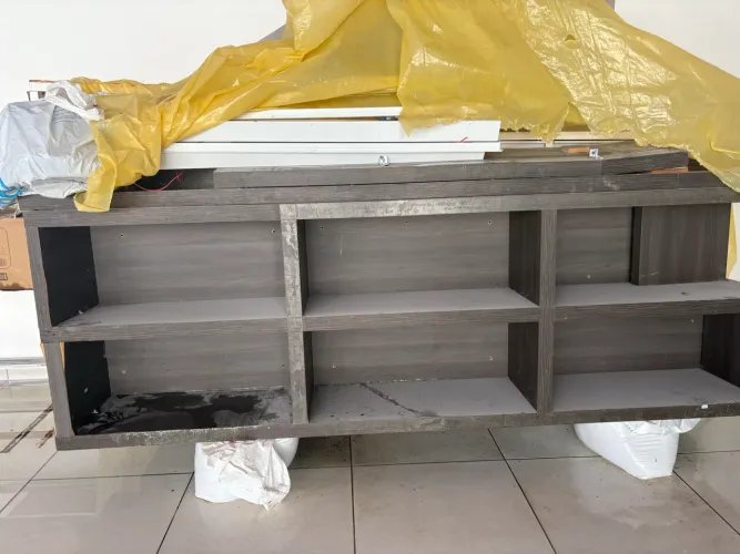 Móvel planejado hack mdf grosso top 