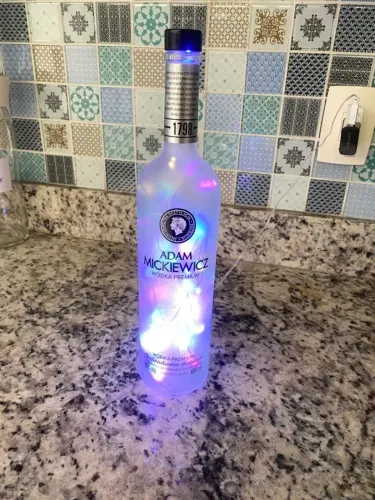 Garrafa Decorativa com Led
