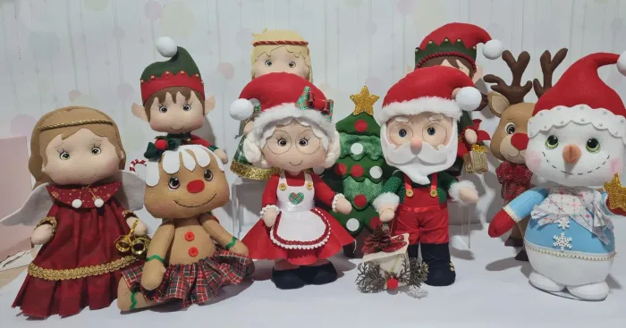 Enfeite Natal  em feltro 