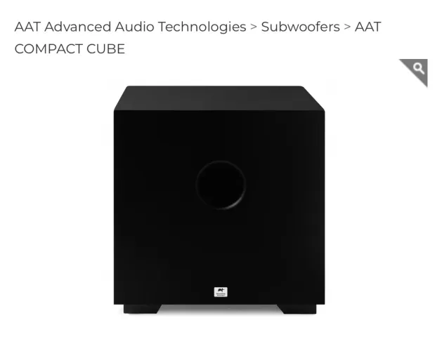 Subwoofer AAT Compact Cube 8