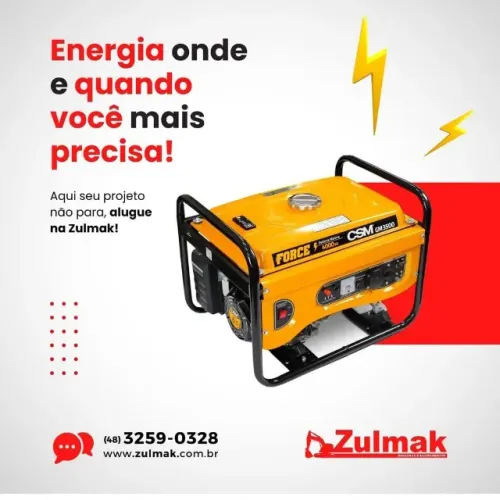 GERADORES 8kva/11kva - LOCAÇÃO.