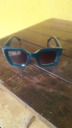 Óculos de Sol Moderno - verde Elegante