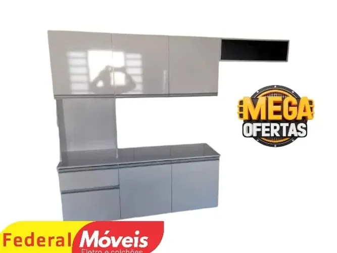 ARMARIO DE COZINHA SUSPENSA BRANCO MEGA OFERTA