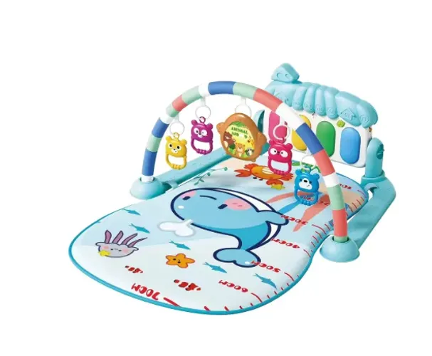 Tapete Lúdico Bebê Piano Luminoso Auxilia Coordenação Motora