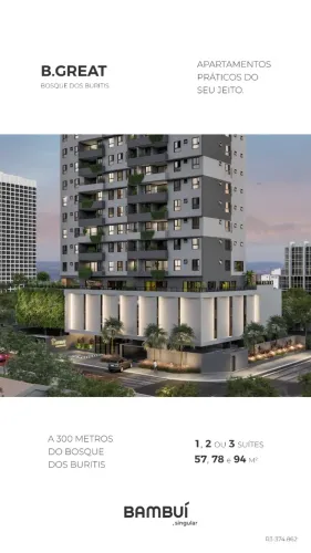 agio b.great bosque dos buritis entrega em agosto