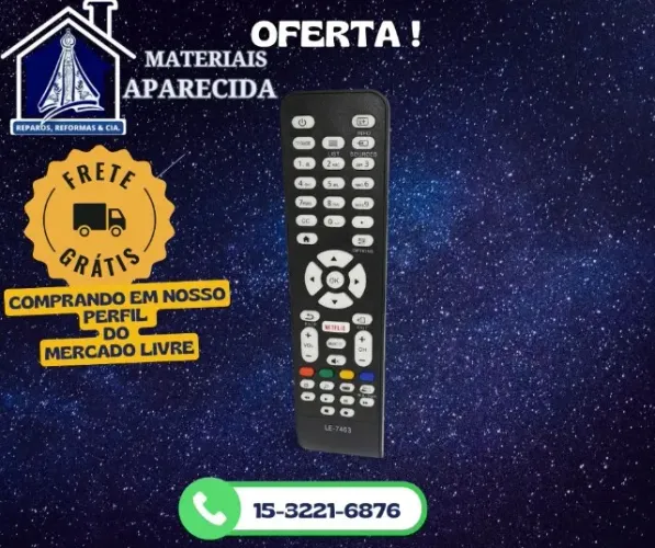 Controle Remoto para Tv AOC Smart LE- *