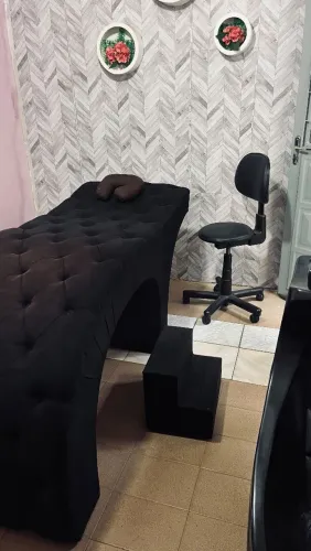 Maca luxo estética com mocho+escada