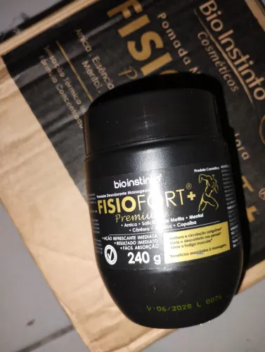 Massageador Fisiofort Premium 240g Arnica e Cânfora 