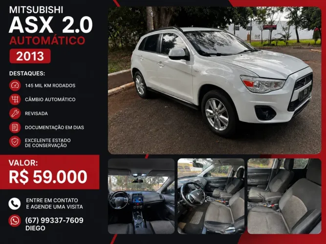 Mitsubishi ASX 2.0 16V 160cv Aut. 2013