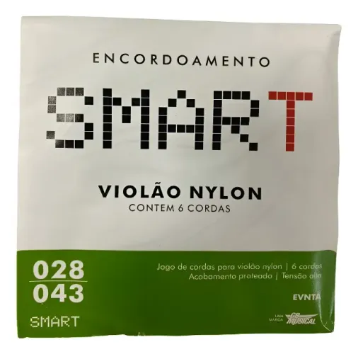 Corda De Violão Nylon Smart Tensão Alta (028.043) 