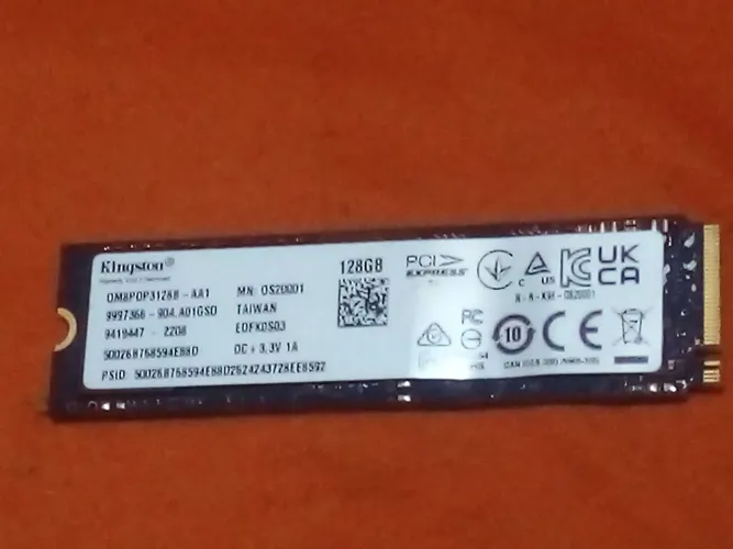 SSD MM2 KINGSTON 128 GIGAS COM WINDOWS 10