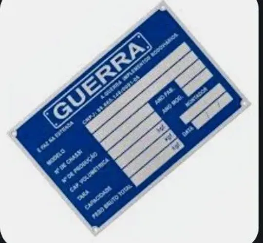 Plaqueta Guerra