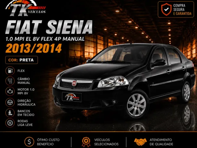 Fiat Siena EL 1.0 MPI Fire Flex 8V 4P 2014