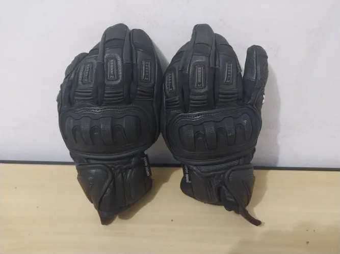 Luva de motociclista x11 Impact 2 cano curto - tamanho G