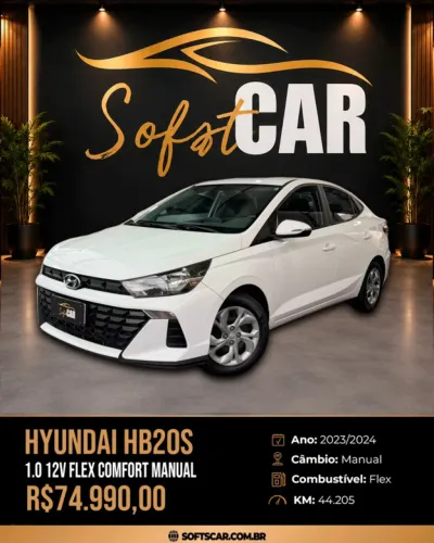 Hyundai HB20S Comfort 1.0 Flex 12V Mec. 2024